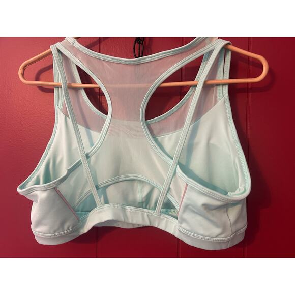 BCG Sports Bra Racer Back Mid Support Size XL Mint - Picture 7 of 8